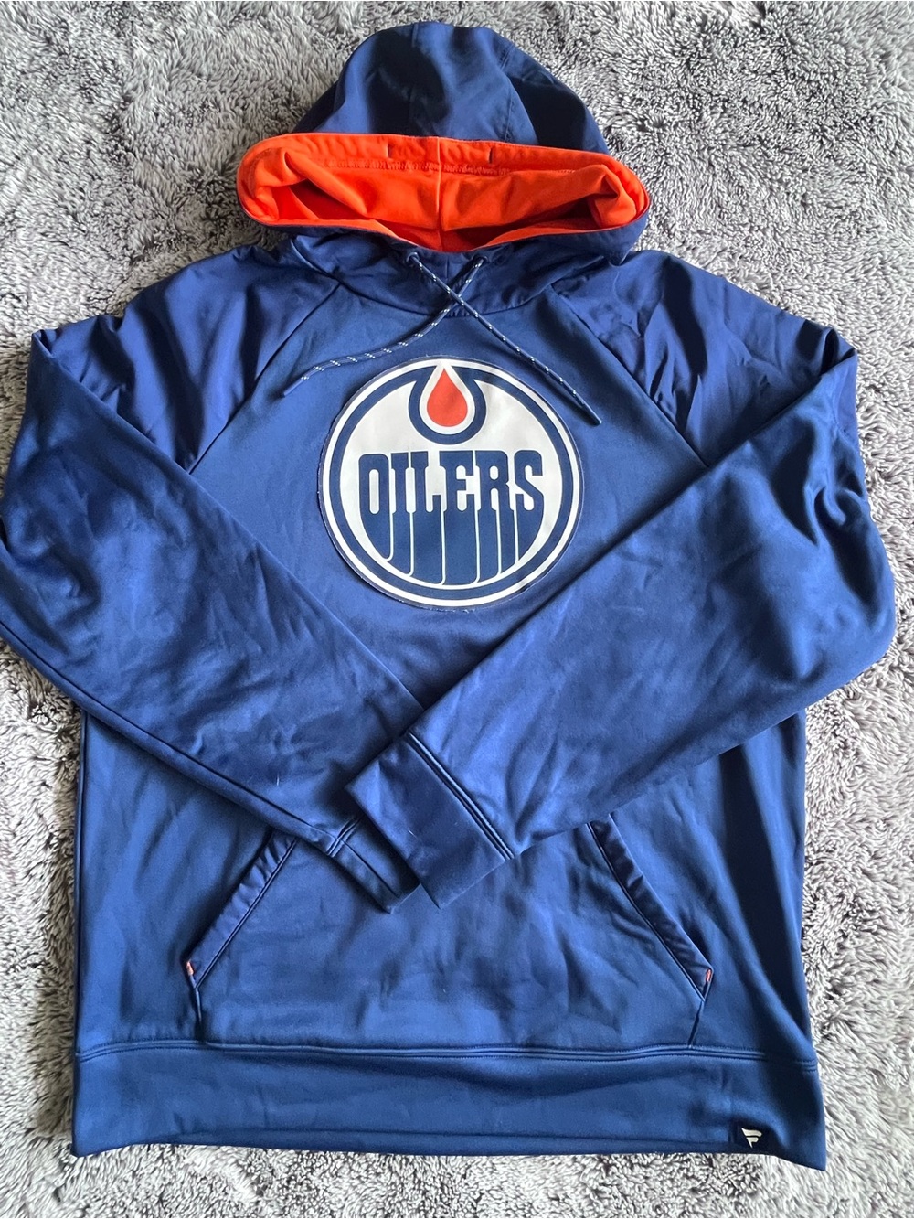 Edmonton Oilers Fanatics NHL Licensed  Pullover Hoodie - Men’s M